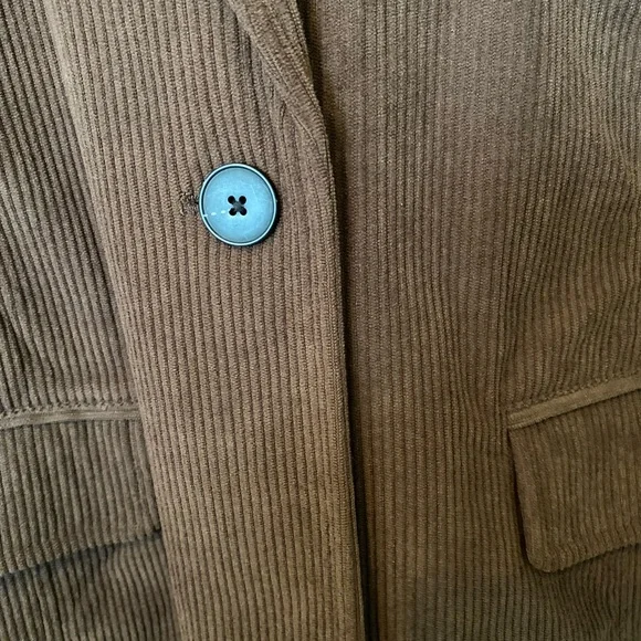 St John’s Bay Brown Corduroy Blazer - Picture 4 of 7